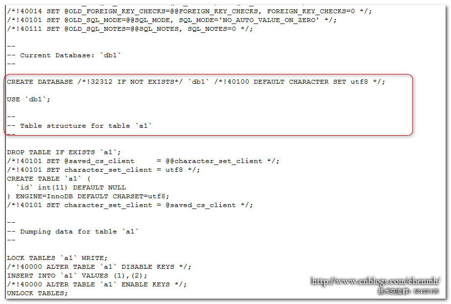 MySQL数据库使用mysqldump导出数据详解计算机技术学习分享