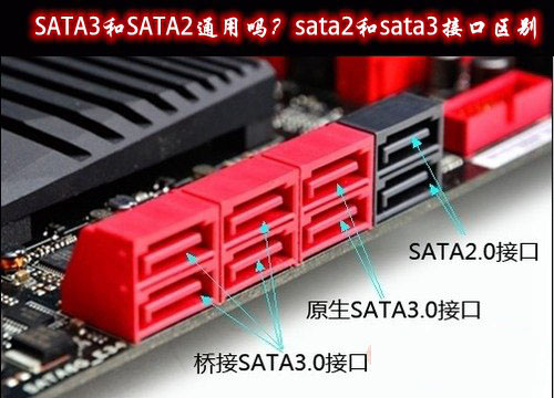 sata3和sata2可以/能通用吗?sata2和sata3接口有什么区别